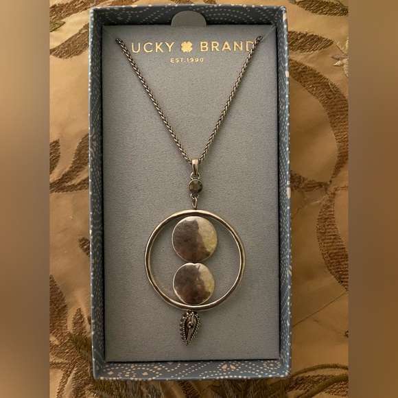Lucky Brand Silver Necklace - Picture 1 of 2